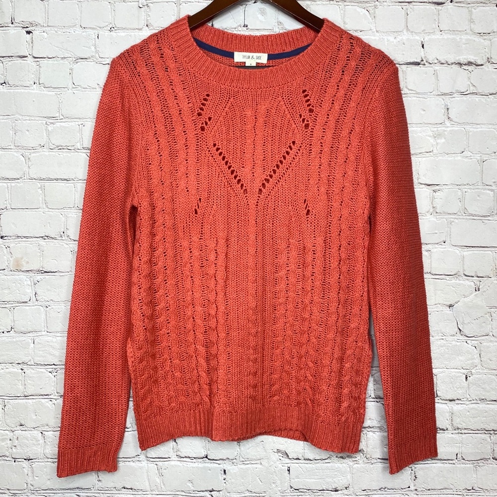 Taylor & Sage Women’s Coral Knitted Sweater Small